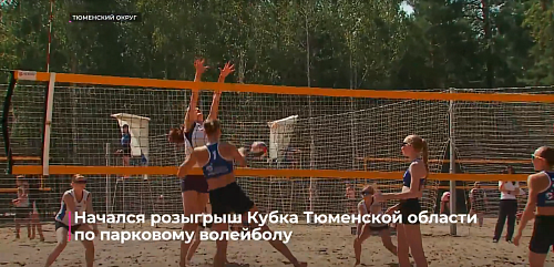 Начался розыгрыш Кубка Тюменской области по парковому волейболу