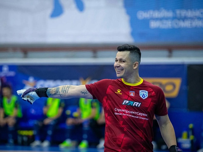 Голкипер «Ухты» Тьяго Гитта покинет клуб по завершении этого сезона