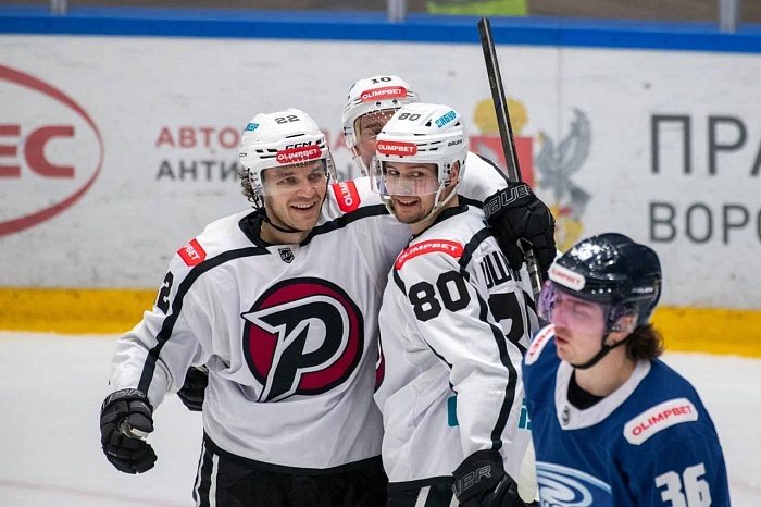 Хоккейный клуб «Рубин» одержал волевую победу в Воронеже