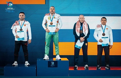 Тюменский борец Евгений Глазков завоевал бронзовую медаль на чемпионате мира в Иордании