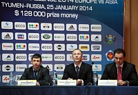 Пресс-конференция с участием международных гостей, посвящённая командному турниру ЕССО по дзюдо. 24 января 2014 года.